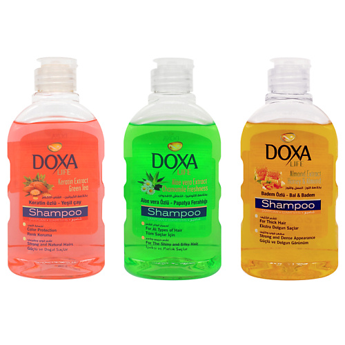 

DOXA Шампунь для волос алоэ вера, миндаль, кератин 630, Шампунь для волос алоэ вера, миндаль, кератин