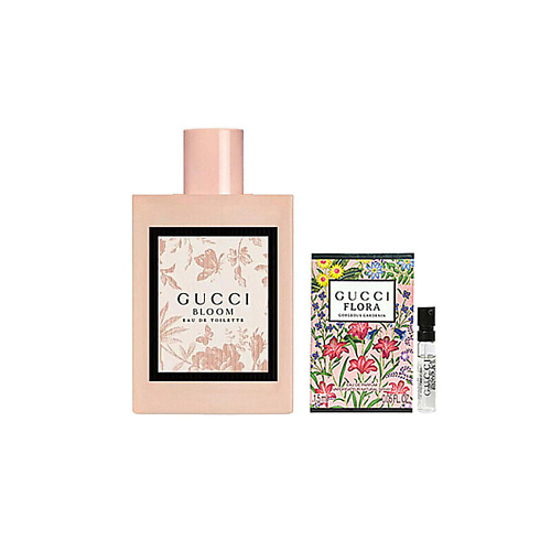 

GUCCI Набор: Bloom Eau de Toilette + Пробник Flora Gorgeous Gardenia, Набор: Bloom Eau de Toilette + Пробник Flora Gorgeous Gardenia