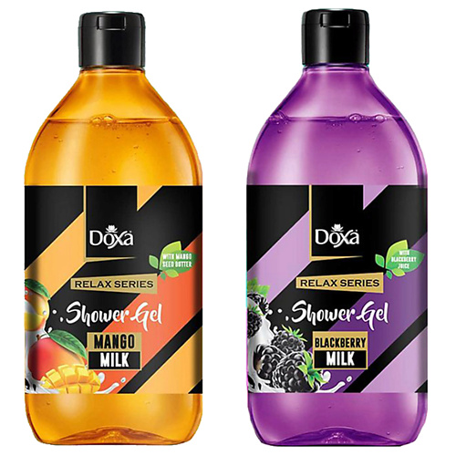 

DOXA Гель для душа RELAX ежевика и манго 800, Гель для душа RELAX ежевика и манго