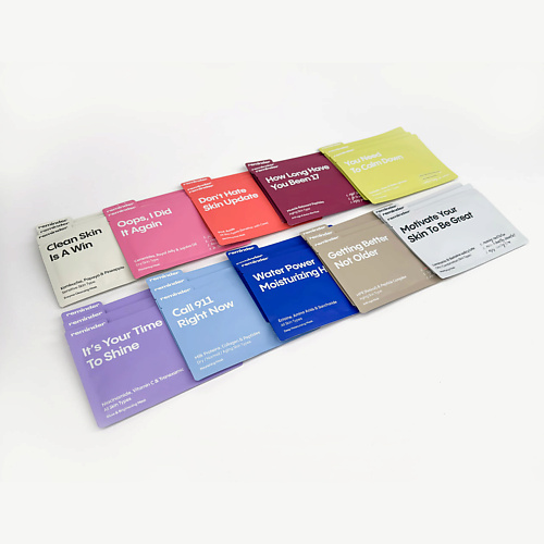 REMINDER Набор из 30 тканевых масок для глубокого и комплексного ухода за кожей