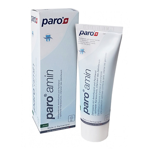 

PARO Зубная паста на основе аминфлюорида с пантенолом с 6 лет 75, Зубная паста на основе аминфлюорида с пантенолом с 6 лет