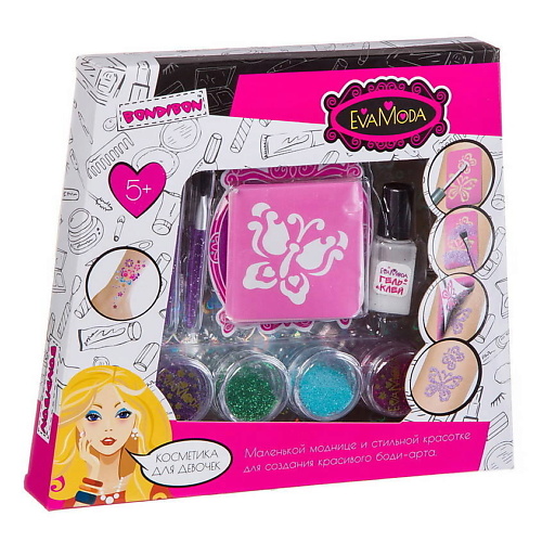 

BONDIBON Eva Набор для боди-арта с набором страз, Eva Набор для боди-арта с набором страз