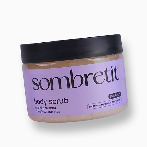 

SOMBRETIT Скраб для тела сахарный с AHA-кислотами 300, Скраб для тела сахарный с AHA-кислотами