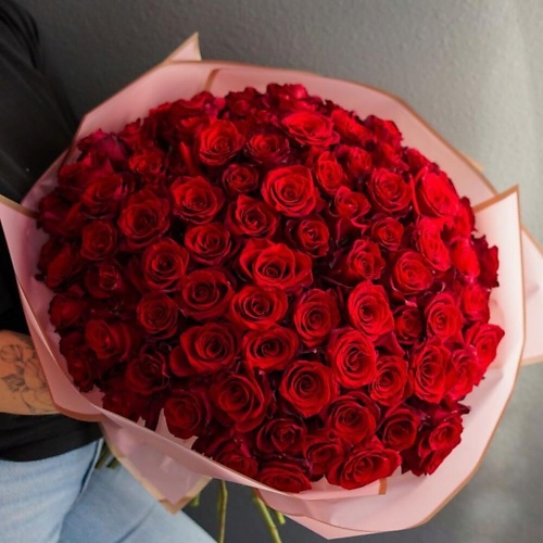 

FLOWERTVER Букет из 101 красных розы, Букет из 101 красных розы