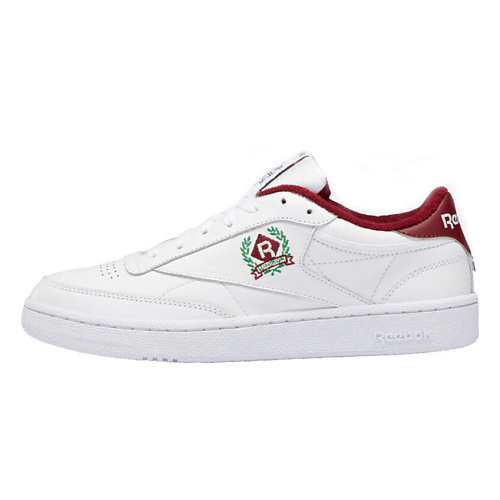 

REEBOK Кроссовки Reebok Club C 85 Crest White Burgundy, Кроссовки Reebok Club C 85 Crest White Burgundy