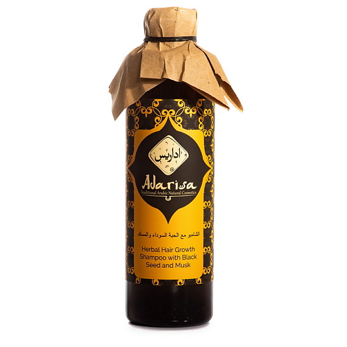 

ADARISA Стимулирующий шампунь для роста волос с черным тмином и мускусом 250, Стимулирующий шампунь для роста волос с черным тмином и мускусом