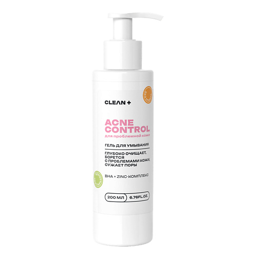 

CLEAN+ Гель для умывания ACNE CONTROL 200, Гель для умывания ACNE CONTROL