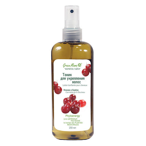 

GREEN MAMA Тоник для укрепления волос "Клюква и Береза" Phytoenergy Lotion 250, Тоник для укрепления волос "Клюква и Береза" Phytoenergy Lotion