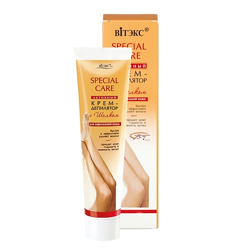 

ВИТЭКС SPECIAL CARE Активный крем-депилятор с шелком для нормальной кожи 120, SPECIAL CARE Активный крем-депилятор с шелком для нормальной кожи