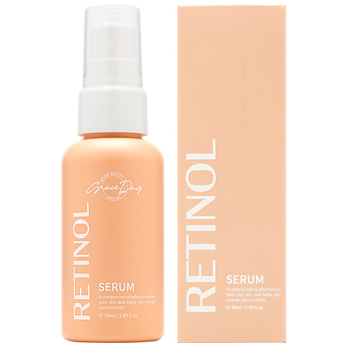 

GRACE DAY Лифтинг-сыворотка с ретинолом, ниацинамидом и бакучиолом 50, Лифтинг-сыворотка с ретинолом, ниацинамидом и бакучиолом