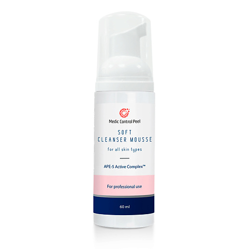 

MEDIC CONTROL PEEL Очищающий мусс для деликатного очищения кожи лица SOFT CLEANSER MOUSSE 60, Очищающий мусс для деликатного очищения кожи лица SOFT CLEANSER MOUSSE