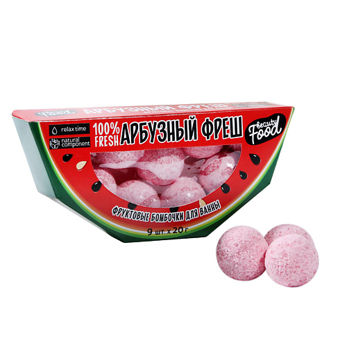 

BEAUTY FOX Бомбочки для ванны «Арбузный фреш», Бомбочки для ванны «Арбузный фреш»