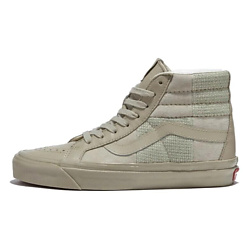 Кроссовки Sk8 Hi Anti Slip Wear Resistant High Top Skateboard Shoes Beige
