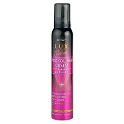 Термоактивная Мусс-пенка для укладки волос ультрасильной фиксации LUX VOLUME