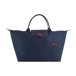 Сумка Le Pliage Nylon Fabric Dumpling Bag Medium Size Women's Navy