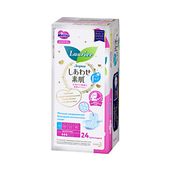 Дневные гигиенические прокладки с крылышками LAURIER F 20,5 см 24 шт