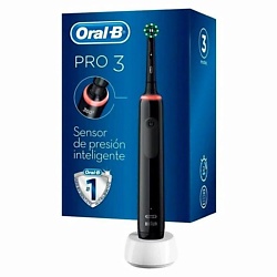 Электрическая зубная щетка Oral-B Series Pro 3 3000 + 4 насадки Cross Action