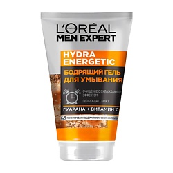 L'OREAL PARIS Бодрящий гель для умывания лица Гидра Энергетик Men Expert