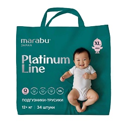Подгузники-трусики Platinum Line (12+ кг) 34 шт
