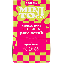 Скраб для лица с содой и коллагеном Mini To Go Baking Soda & Collagen Pore Scrub