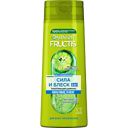 Укрепляющий шампунь, Сила и Блеск 2в1, для нормальных волос