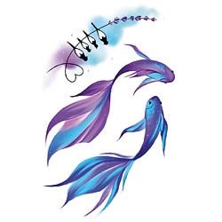 Временная переводная татуировка Tattoo PS&KG-080