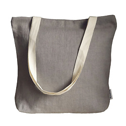 Сумка шоппер льняная