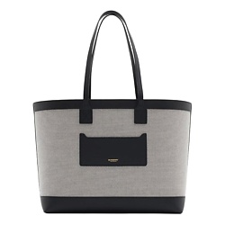 Сумка Canvas With Smooth Calfskin Tote Bag (Basic Set+Shopping Bag)