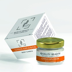 Свеча для массажа Smart body Candle "Цитрусовый взрыв"
