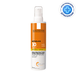 Anthelios Солнцезащитный невидимый спрей для лица и тела SPF 30/PPD14