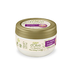 Крем для рук и тела D'Olive Питательный с маслом виноградных косточек