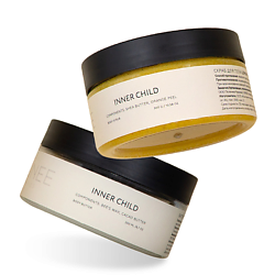 Набор скраб для тела и крем баттер с ароматом лимонного пирога