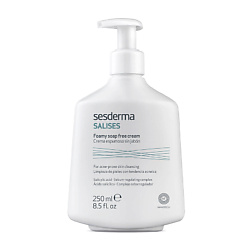 Крем пенящийся для умывания для лица и тела Salises