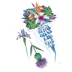 Временная переводная татуировка Tattoo PS&KG-018