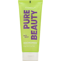 Восстанавливающий гель для лица и тела с ниацинамидом Pure Beauty For Face & Body Niacinamide Brightening Gel