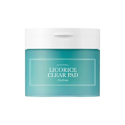 Успокаивающие тонер-пэды с 87% экстракта солодки Licorice Clear Pad