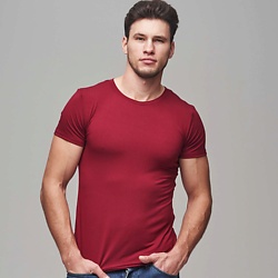 Футболка мужская однотонная спортивная