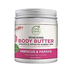 Масло для тела для обновления кожи с экстрактом гибискуса и папайи