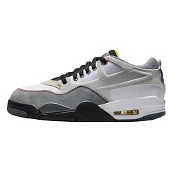 Кроссовки 4 Rm Premium White Black Smoke Grey Fire Red