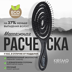 Расческа массажная БИО Спиральная, щетка для распутывания волос