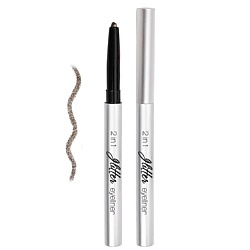 Тени для век, карандаш Glitter eyeliner 2in1
