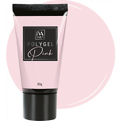 Полигель для моделирования и укрепления ногтей Polygel Pink
