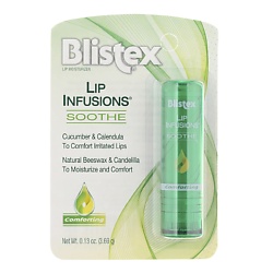 Успокаивающий бальзам для губ с огурцом и календулой Lip Infusions Soothe