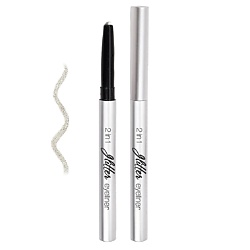 Подводка для глаз, карандаш Glitter eyeliner 2 in 1