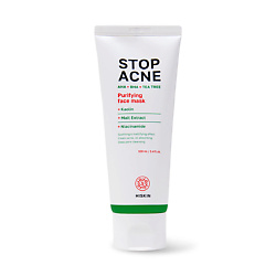 Маска для лица очищающая AHA + BHA + TEA TREE STOP ACNE