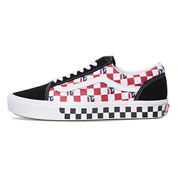 Кроссовки Comfycush Old Skool Dimension In Checkerboard 'Black Red Blue'
