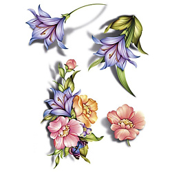Временная переводная татуировка Tattoo PS-002