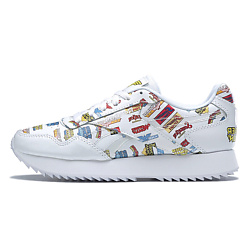Кроссовки Reebok Royal Glide Casual Shoes Women's Low-Top White/Blue/Red/Yellow