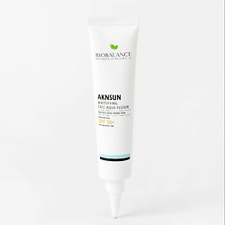 Крем солнцезащитный для лица AKNSUN MATTIFIYING FACE AQUA FUSION SPF 50+