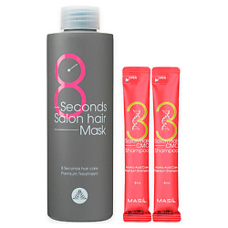 Набор шампунь и маска для восстановления волос 8 Seconds Salon Hair Mask